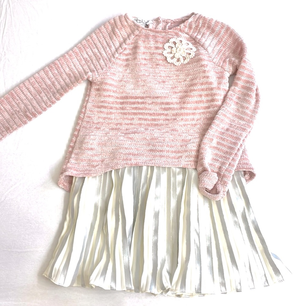 Pippa & Julie Pleated Dress, Size 5